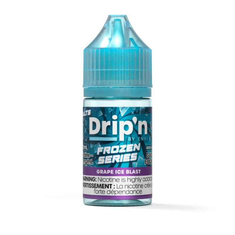 *FED* Nicotine Liquid Drip'n Envi Frozen E-Liquid Grape Ice Blast