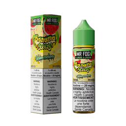 *FED* Nicotine Liquid Mr Fog Banana Steezy Salt 60ml Watermelon