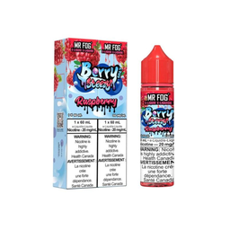 *FED* Nicotine Liquid Mr Fog Berry Steezy Salt 60ml Raspberry