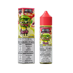 *FED* Nicotine Liquid Mr Fog Lemon Steezy Salt 60ml Peach