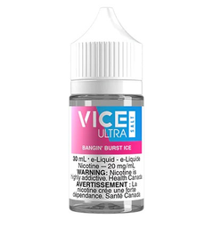 *FED* Nicotine Liquid Vice Ultra Salt 30ml Bangin' Burst Ice