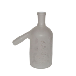 Glass Ash Catcher Karma Sandblasted 14mm 45 Degree