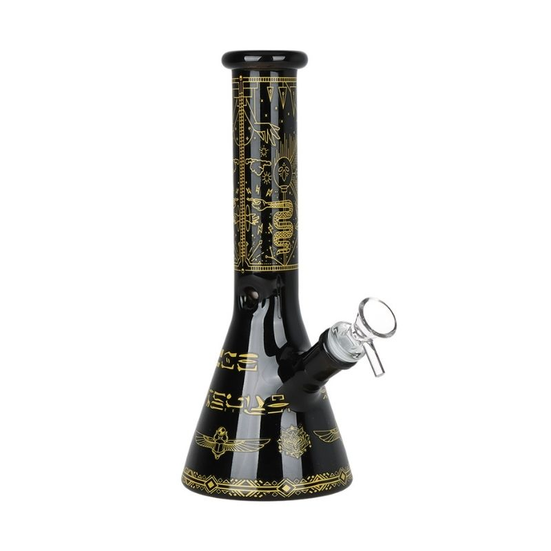 Glass Bong  Infernal Eye Beaker Glass Water Pipe 9.75"