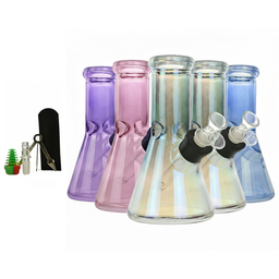 Glass Bong Arsenal Glass Rainbow 6-in-1 Glass Bong Kit 8"
