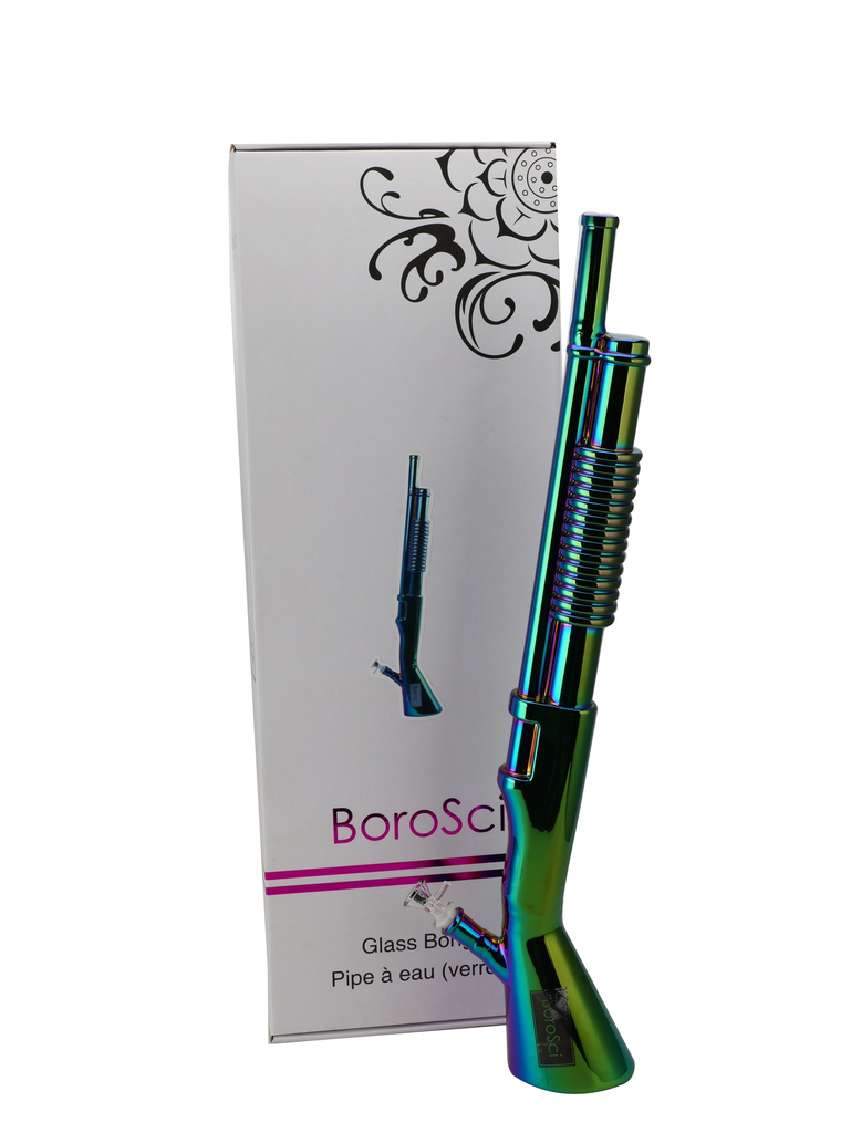 Glass Bong Borosci Metallic Shotgun 25"