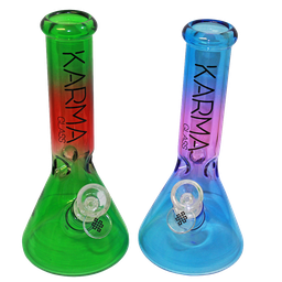 Glass Bong Karma 9" Beaker Two Toned