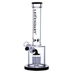 Glass Bong Legendary Colored Barrel Perc Straight 15"