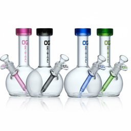 Glass Bong OG Original Round Base Tube 8"