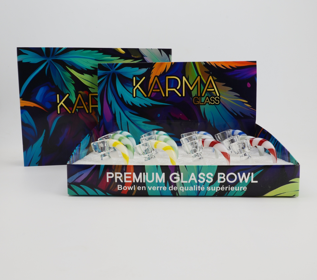 Glass Bowl Karma Reversal Horn 14mm Box of 12