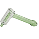 Glass Bubbler Tree Glass 4.5" Thin Showerhead Hammer