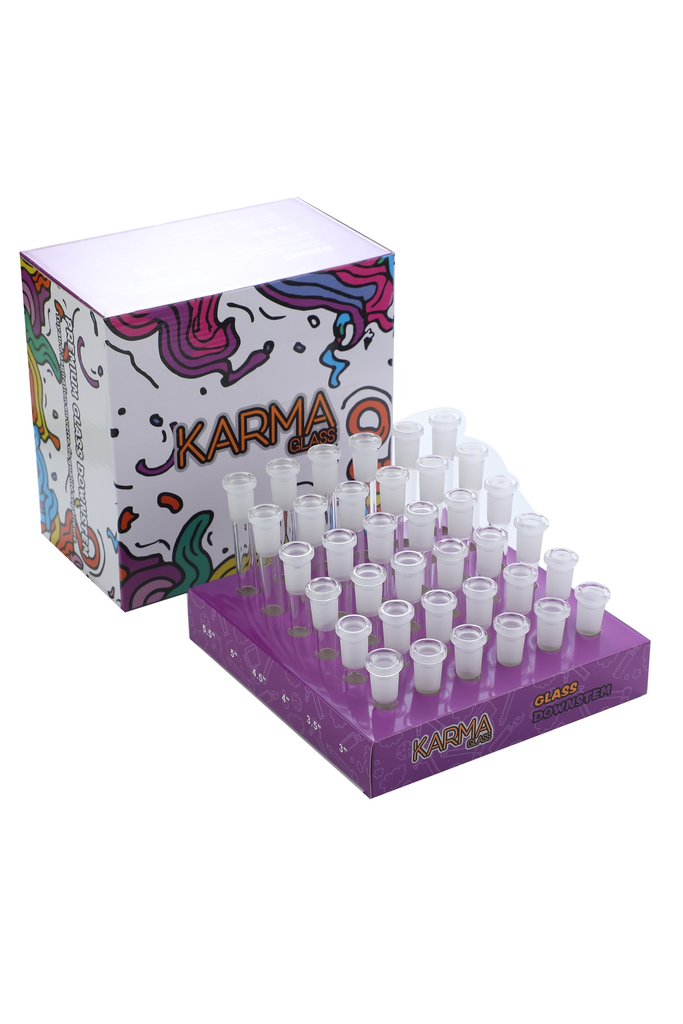 Glass Stem Karma Clear Flush Mount Box of 36