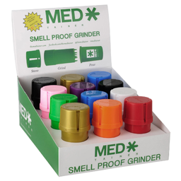 Grinder Storage Medtainer Assorted Color Box of 12