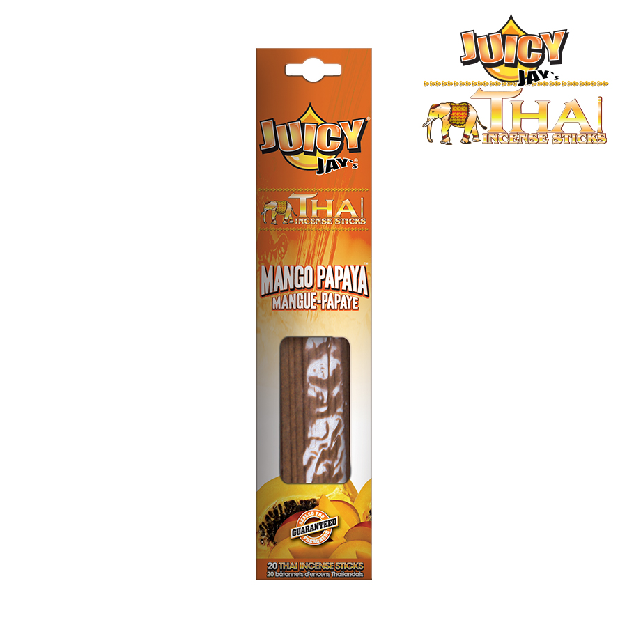 Juicy Jay's Thai Incense Mango Papaya 20-Count Box/12
