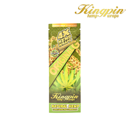 Kingpin Hemp Wraps 4X Original G (Natural) Box/25