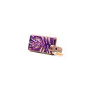 Large Carved Dugout Purple and Natural