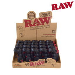 Lighter Raw Torch Lighter  Refillable Box of 20