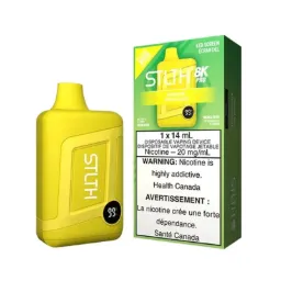 *MB* Disposable Vape STLTH 8K Pro Banana Ice Box of 5