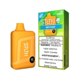 *MB* Disposable Vape STLTH 8K Pro Juicy Peach Box of 5