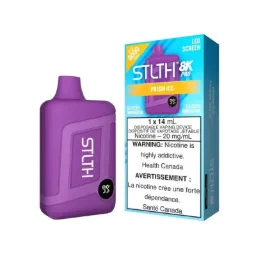*MB* Disposable Vape STLTH 8K Pro Prism Ice Box of 5