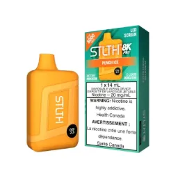 *MB* Disposable Vape STLTH 8K Pro Punch Ice Box of 5