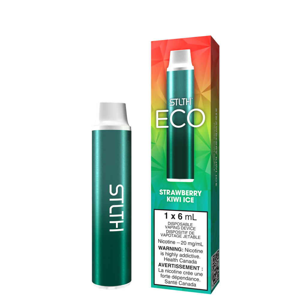*MB* Disposable Vape STLTH ECO Strawberry Kiwi Ice Box of 6