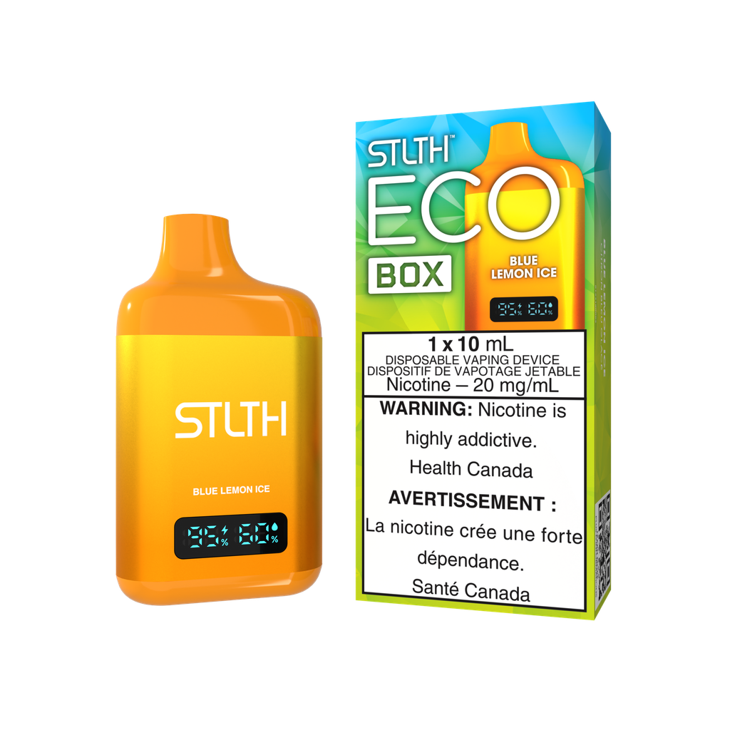 *MB* Disposable Vape STLTH Eco Box Blue Lemon Ice Box of 5