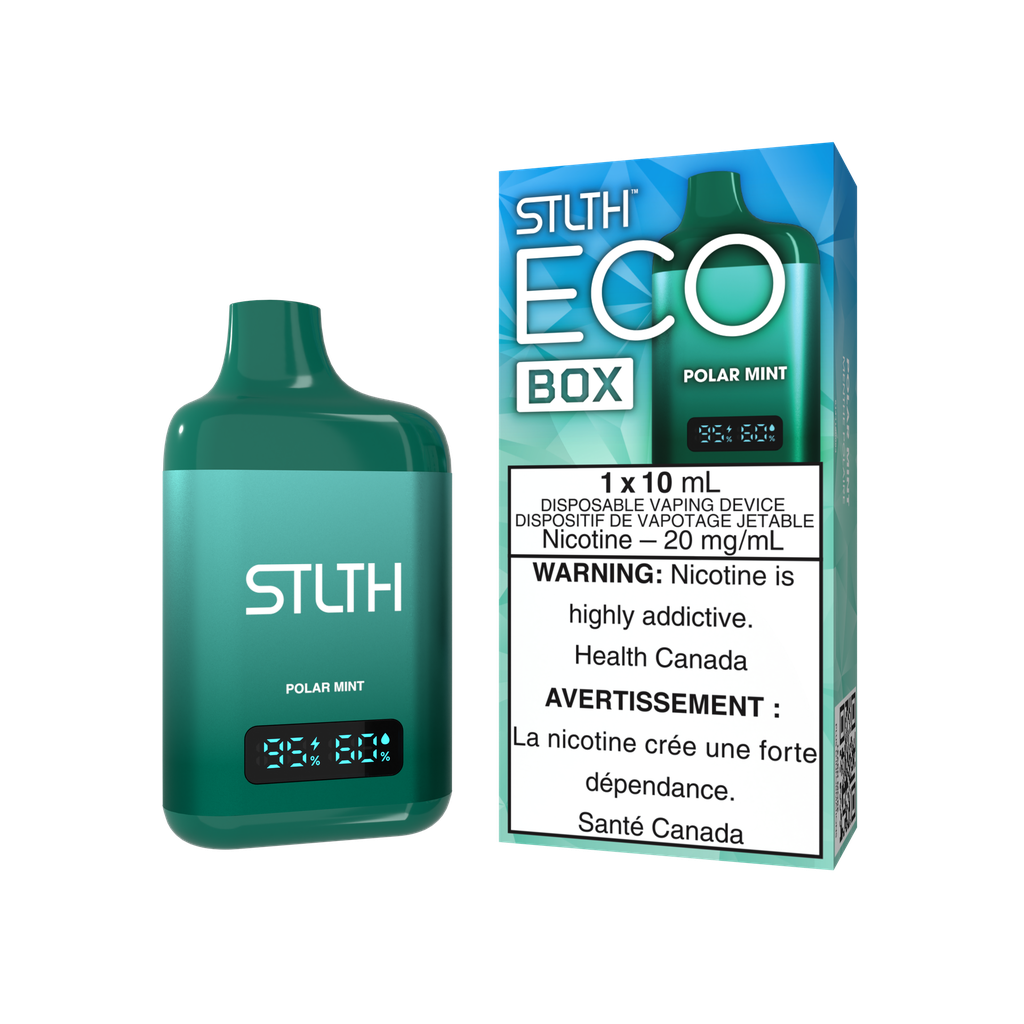 *MB* Disposable Vape STLTH Eco Box Polar Mint Box of 5