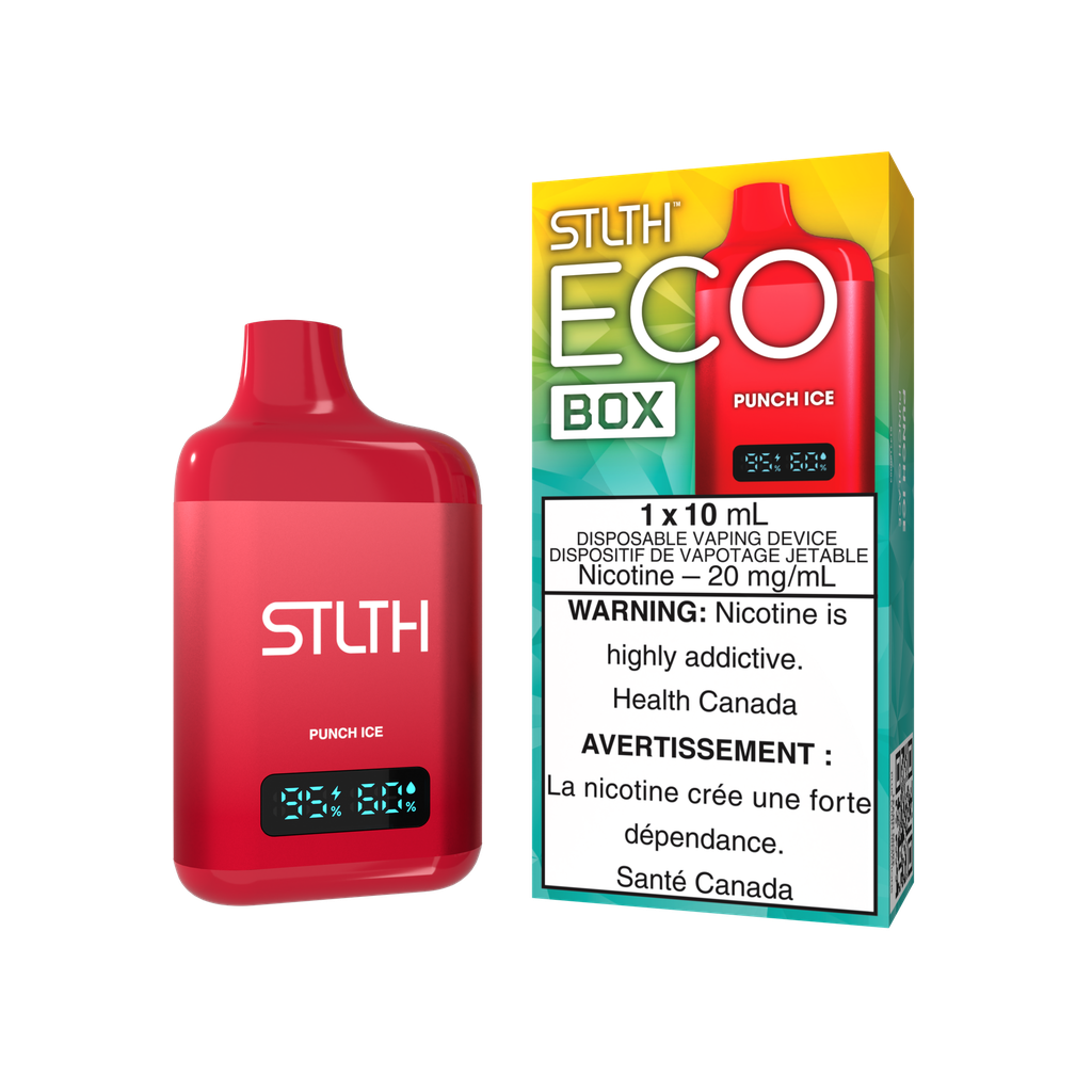 *MB* Disposable Vape STLTH Eco Box Punch Ice Box of 5