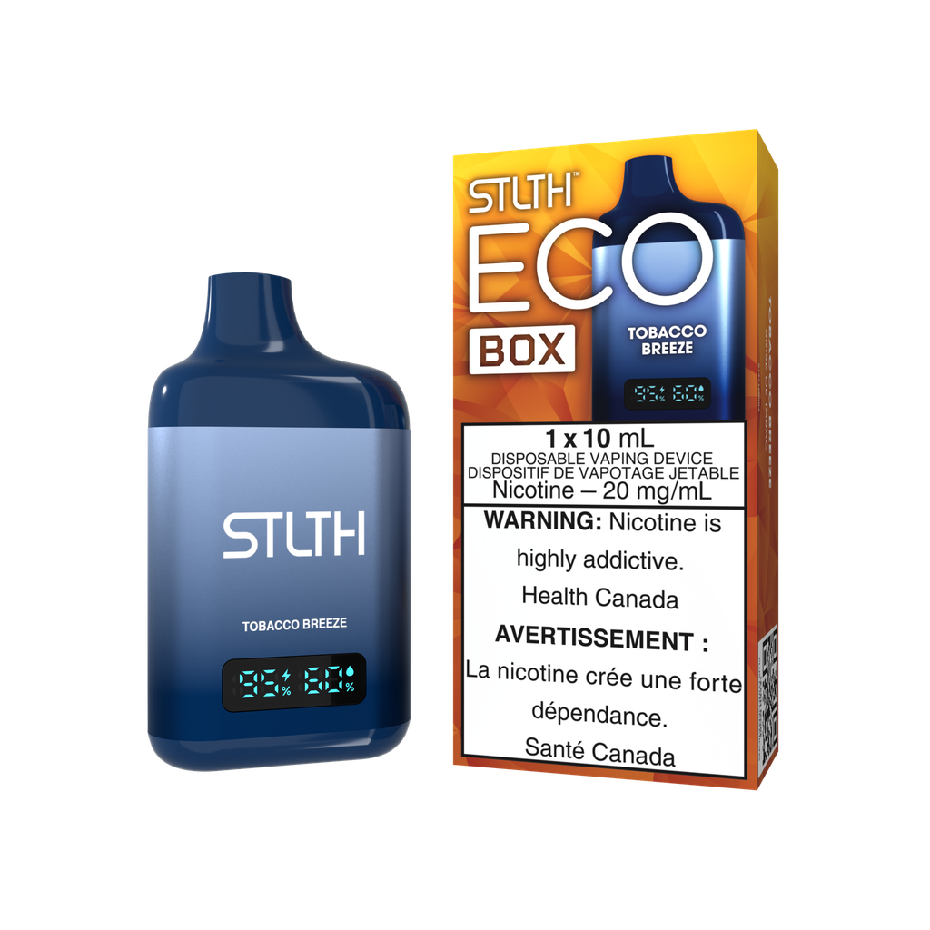*MB* Disposable Vape STLTH Eco Box Tobacco Breeze Box of 5