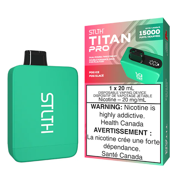 *MB* Disposable Vape STLTH Titan Pro Pog Ice Box of 5