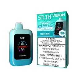 *MB* Disposable Vape STLTH Vision Arctic Mint Box of 4