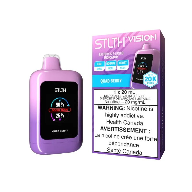 *MB* Disposable Vape STLTH Vision Quad Berry Box of 4