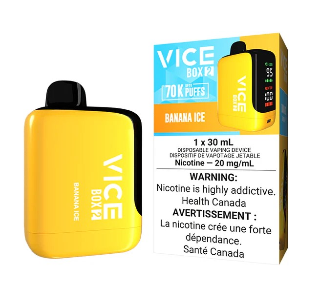 *MB* Disposable Vape Vice Box 2 70K Banana Ice Box of 4