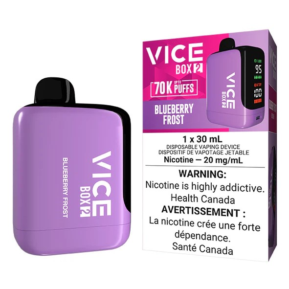 *MB* Disposable Vape Vice Box 2 70K Blueberry Frost Box of 4