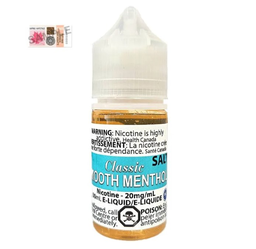 *MB* Nicotine Liquid Classic Salt 30ml Smooth Menthol
