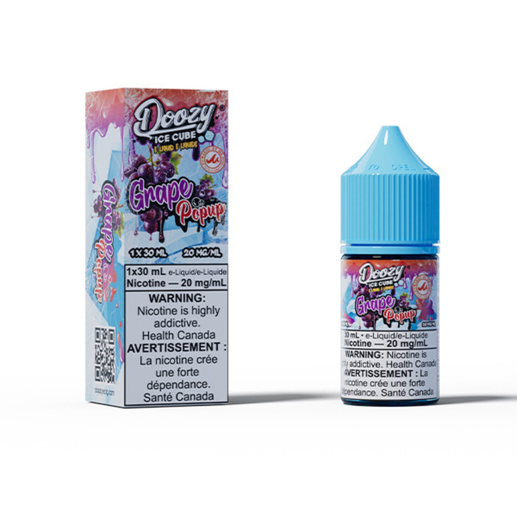 *MB* Nicotine Liquid Doozy Ice Cube Salt 30ml Grape Popup