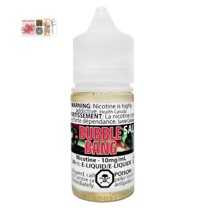 *MB* Nicotine Liquid Famous Salt 30ml Bubble Bang