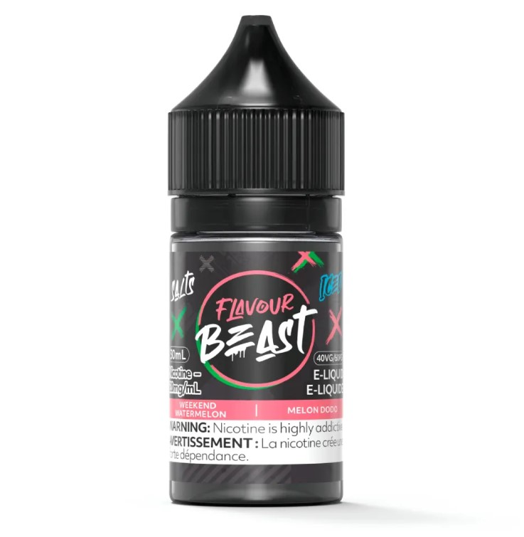 *MB* Nicotine Liquid Flavour Beast Salt Weekend Watermelon Iced