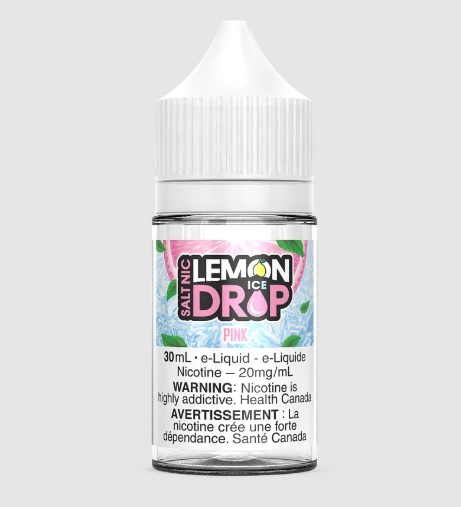 *MB* Nicotine Liquid Lemon Drop Ice Salt 30ml Pink