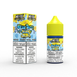 *MB* Nicotine Liquid Mr Fog Blue Razz Steezy Salt 30ml Sour Lemon Ice