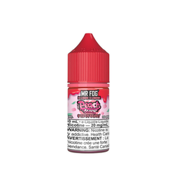 *MB* Nicotine Liquid Mr Fog Peach Steezy Salt 30ml Strawberry