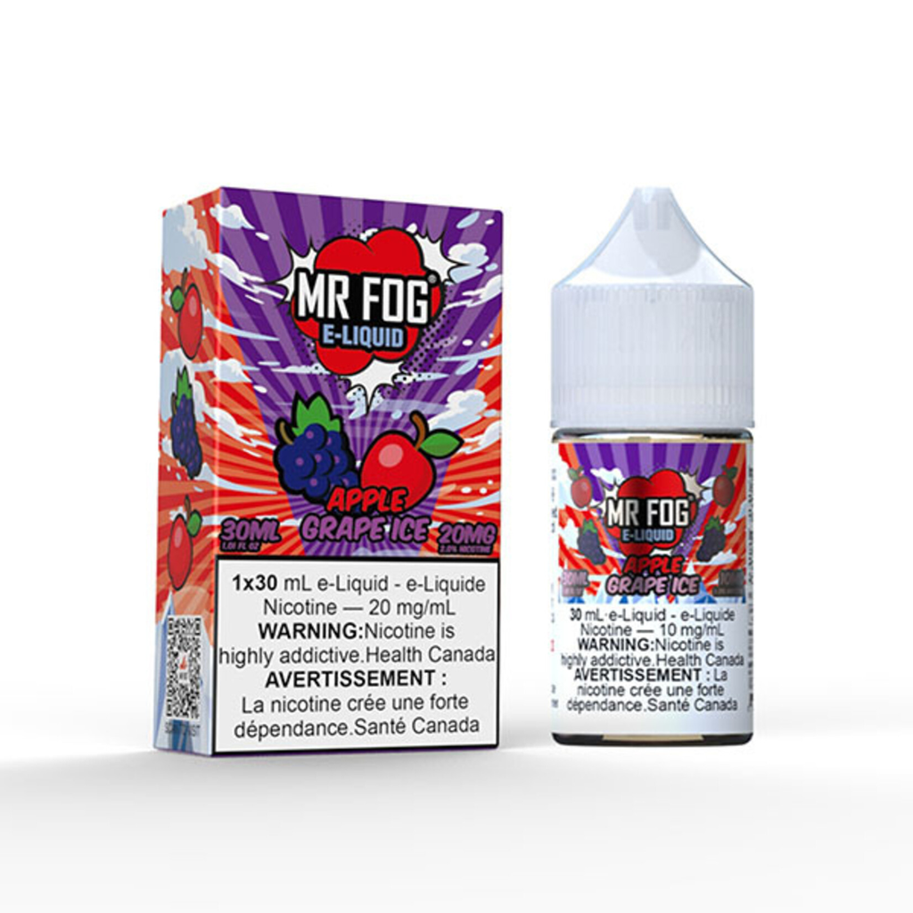 *MB* Nicotine Liquid Mr Fog Salt Apple Grape Ice