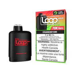 *MB* Nicotine Pod STLTH LOOP MAX Strawberry Kiwi Box of 4