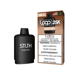 *MB* Nicotine Pod STLTH Loop 25k Golden Ticket Box of 5