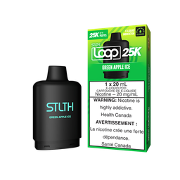 *MB* Nicotine Pod STLTH Loop 25k Green Apple Ice  Box of 5