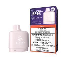 *MB* Nicotine Pod STLTH Loop Max Elfbar 50k Peach Box of 4