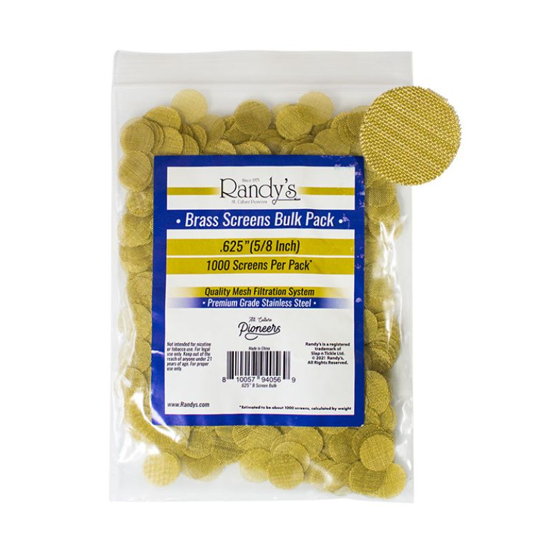 Metal Screen Randy's Brass 0.625 (Pack of 1000)