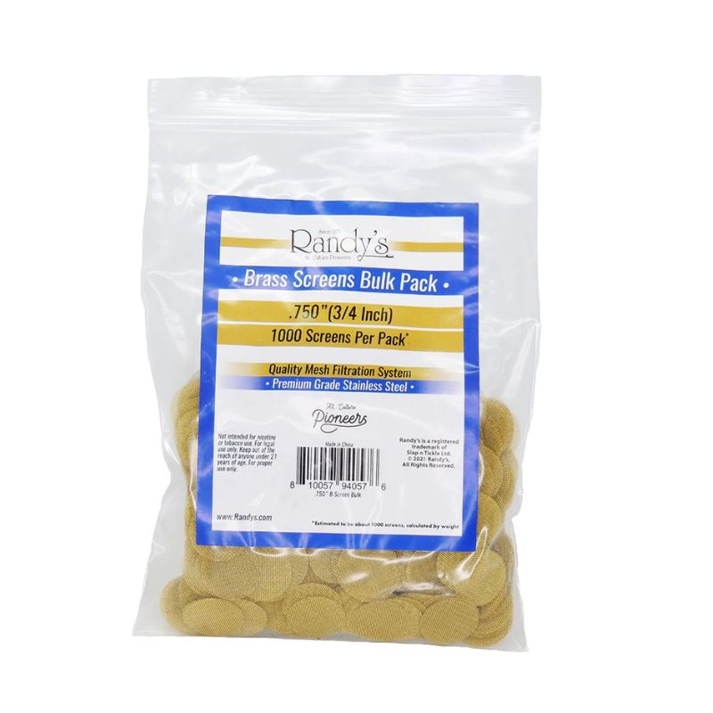 Metal Screen Randy's Brass 0.750 (Pack of 1000)