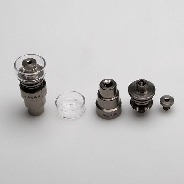 Nail Mafia 14mm/18mm Male/Female Quartz Domeless Titanium Nail
