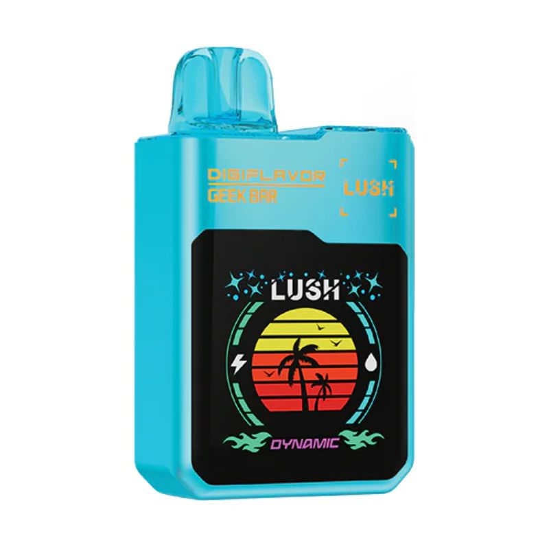 *ON* Disposable Vape Geek Bar Digiflavor Lush Blue Razz Lemon Ice Box of 4